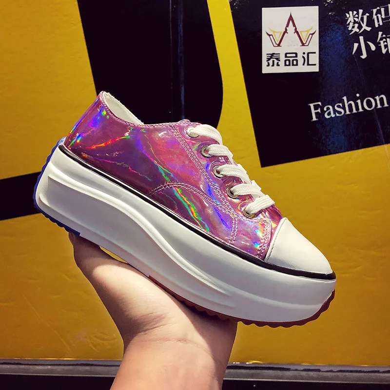 Женские кроссовки обувь на платформе Zapatos De Mujer неглубокие повседневные туфли с