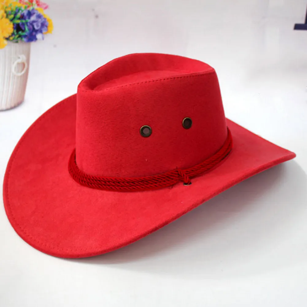 Горячая западная ковбойская шляпа мужская шапочка для верховой езды модный аксессуар широкополый обжимной подарок 19ING