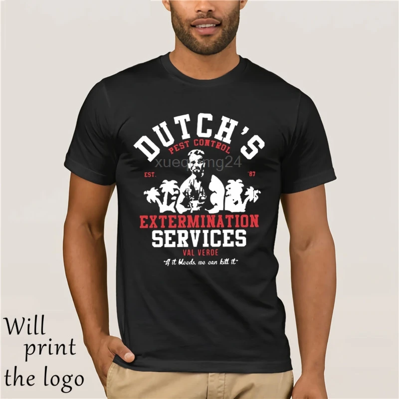 2018 Fashion Hot Predator Dutchs Extermination Services Men's T-Shirt Tee shirt | Мужская одежда