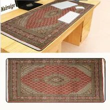 Mairuige Persian Carpet Customized Rectangle Rubber Anti-Slip Gaming Notebook Durable Large Mouse Pad Lock Edge 900*400*2mm