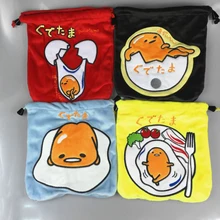 1 шт. прекрасный мультфильм грустное яйцо Гудетама мягкая сумка для хранения с завязкой сумка плюшевая игрушка плюшевая Сумочка для монет плюшевый Кошелек