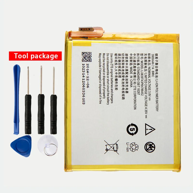 

Original Li3839T43P6h786452 phone battery For ZTE Q509T 3900mAh