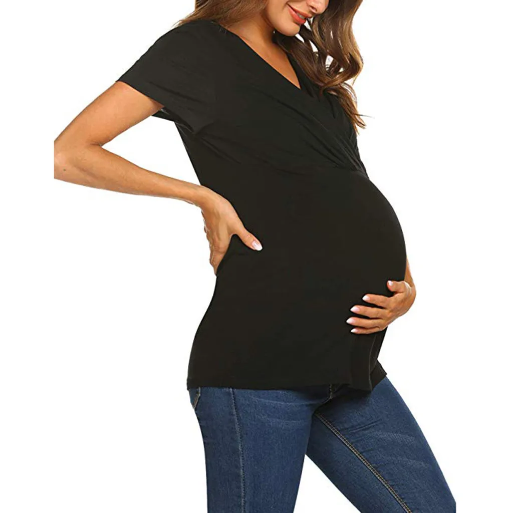 Vetement femme, женские топы для беременных и кормящих мам, одежда в полоску, топ для кормления грудью, футболка, блузка, одежда ropa de mujer