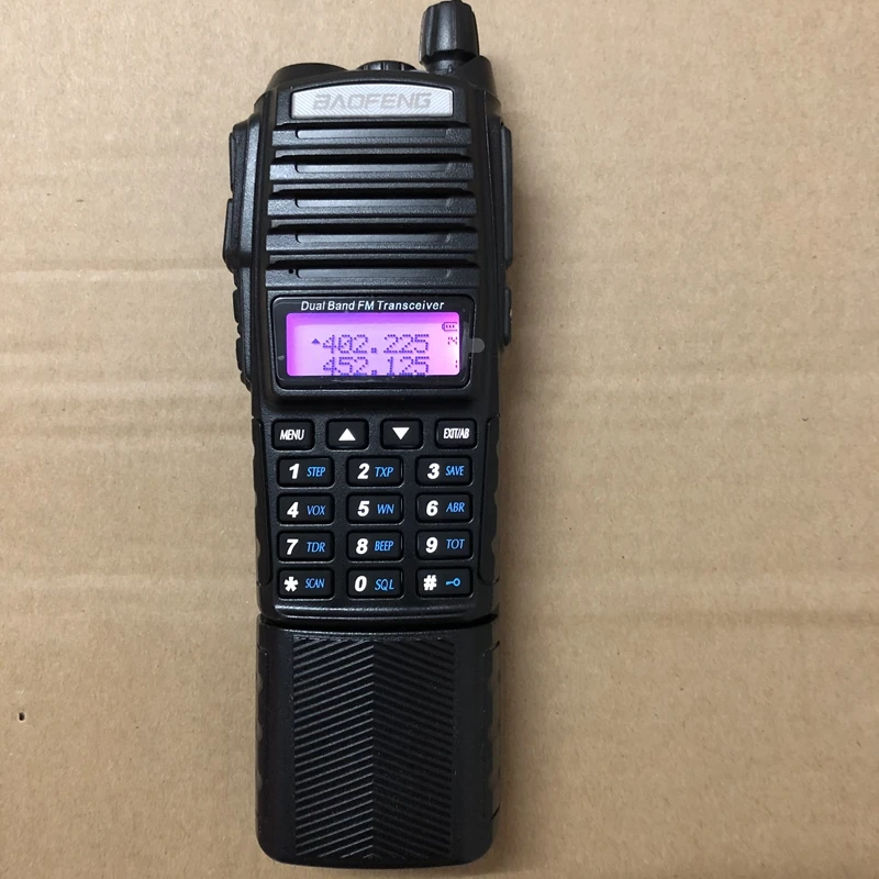 Baofeng UV 82 walkie talkie Li battery 3800 мАч BL 8 длинная большая батарея сзади камуфляж цвет|Рации|
