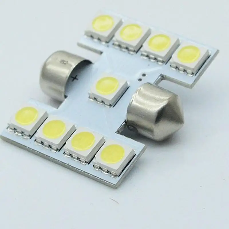 1 шт. 31 мм C5W C10W C3W DE3021 6428 Festoon 9 led 5050 smd автомобильный светильник для номерного знака, авто корпус, интерьерные купольные лампы для чтения