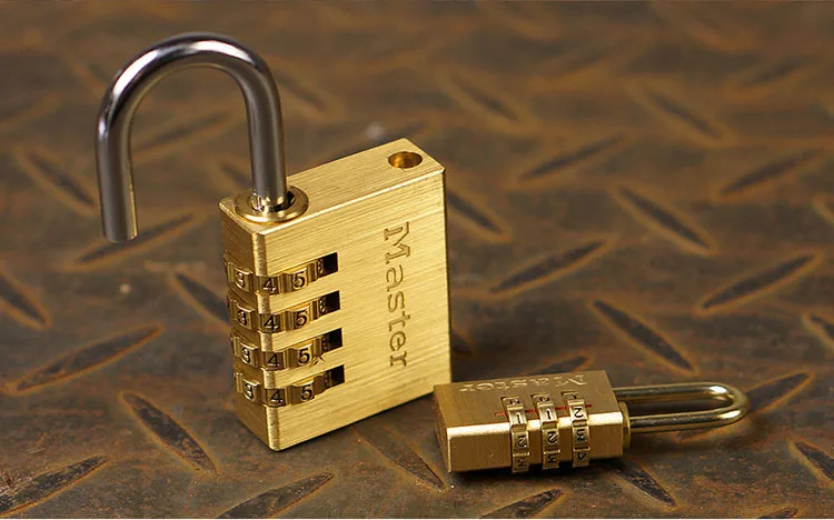 Master Lock Keyed Padlock Password Smart for Lock code for a Suitcase Combination Lock for bag Carousel gym locker lock Mini (5)
