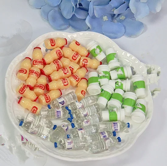 

5PCS Slime Charms Mini Mineral Water Coffee Slime Filler for Kids Plasticine DIY Slime Accessories Supplies Decoration for Kid E