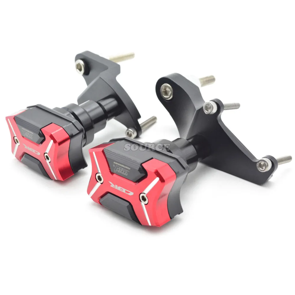 

Falling Protectors Motorcycle CNC Aluminum Alloy Frame Slider Anti Crash Caps Pads Engine for Honda CBR500R 2013 2014 2015 2016