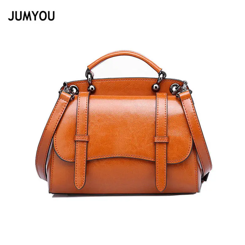 

Cross Body Bags For Woman Leather Shoulder Bags For Female Split Leather Small Fashion Casual Classic Vintage Brown Sac A Main