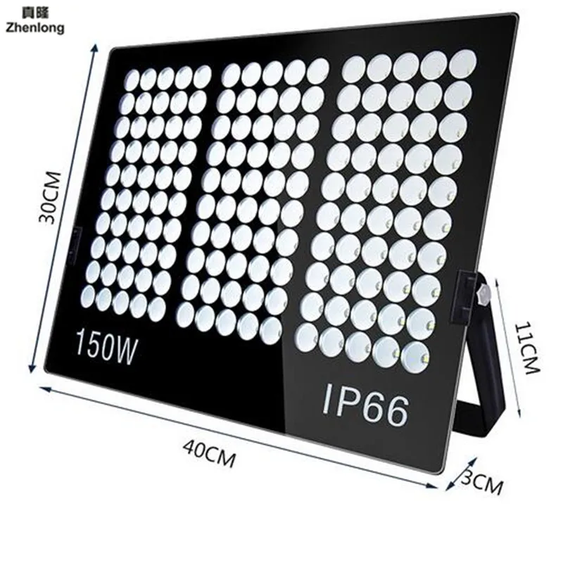 Высокая Мощность Светодиодный прожектор светильник 50W 100W AC 220V Водонепроницаемый IP66 потолочные светильник Foco светодиодный внешний пятно открытый светильник ультра-тонкий