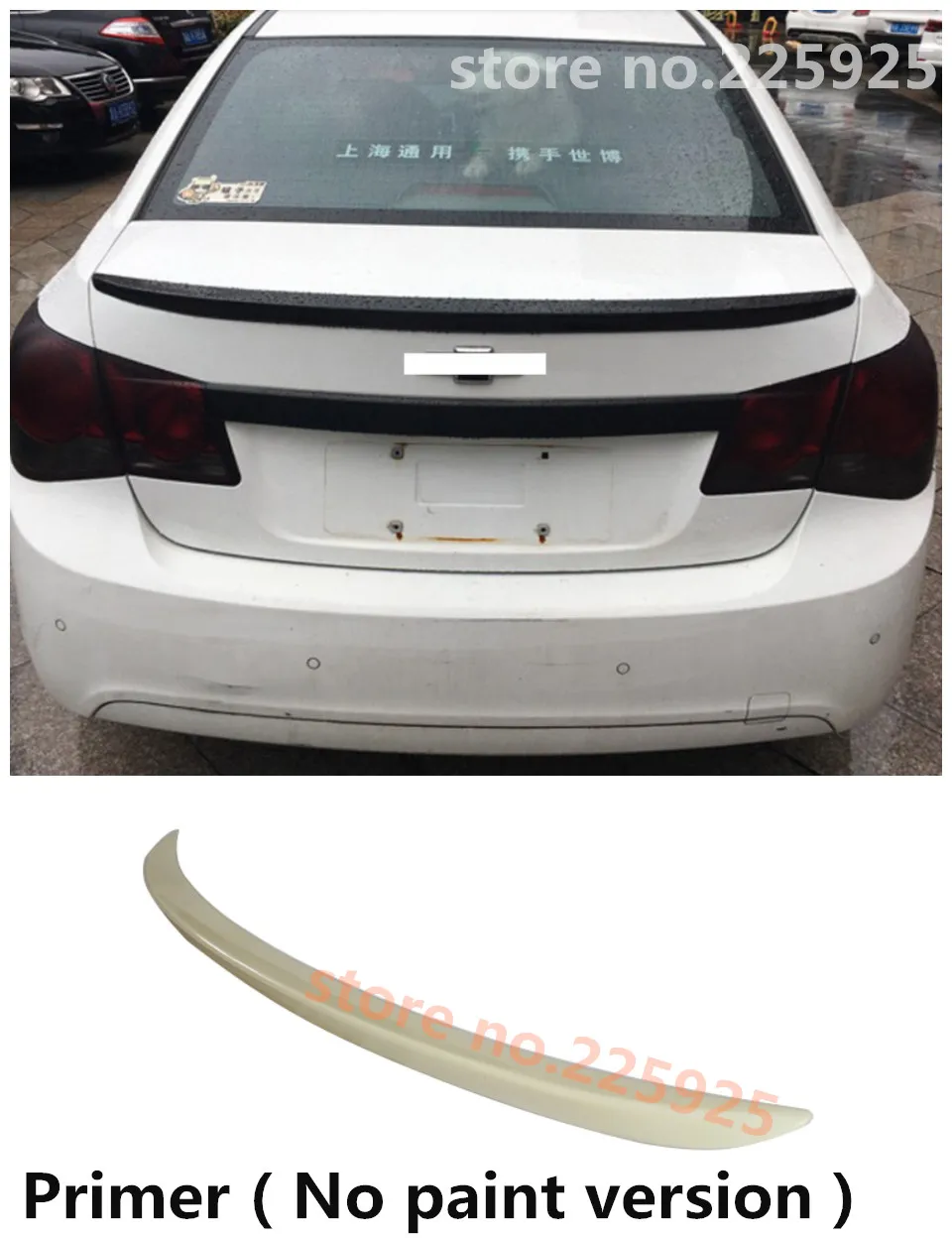 

Unpaint Sport Rear Wing Colour Deflector For Chevrolet Cruze Rear Spoiler 2009 2010 2011 2012 2013 2014