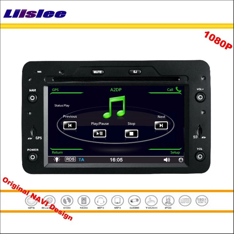 Excellent Liislee For Alfa Romeo Brera 2006 onwards Stereo Radio CD DVD Player GPS Navigation 1080P HD Screen System Original NAVI Design 2 Excellent Liislee For Alfa Romeo Brera 2006 onwards Stereo Radio CD DVD Player GPS Navigation 1080P HD Screen System Original NAVI Design 2