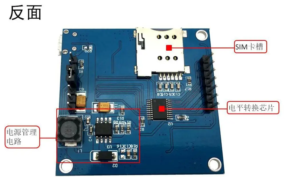 Core Board with usb sim card slot testing board