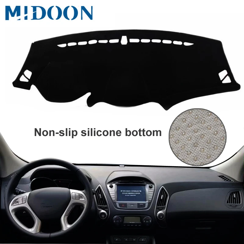 

For Hyundai Tuscon Ix35 2009- 2015 Car Styling Covers Dashmat Dash Mat Sun Shade Dashboard Cover Capter 2010 2011 2012