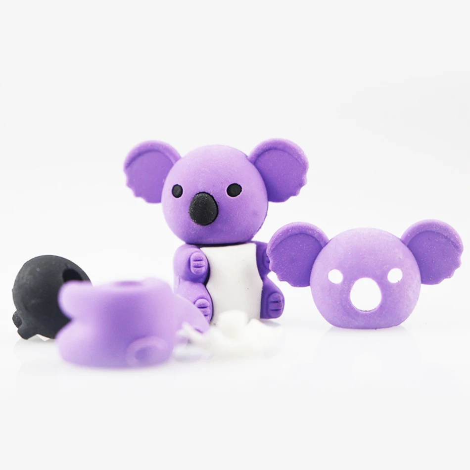 Резиновый милый резиновый ластик для животных Коала/канцелярские принадлежности для детей/подарок игрушка ластик бесплатная доставка