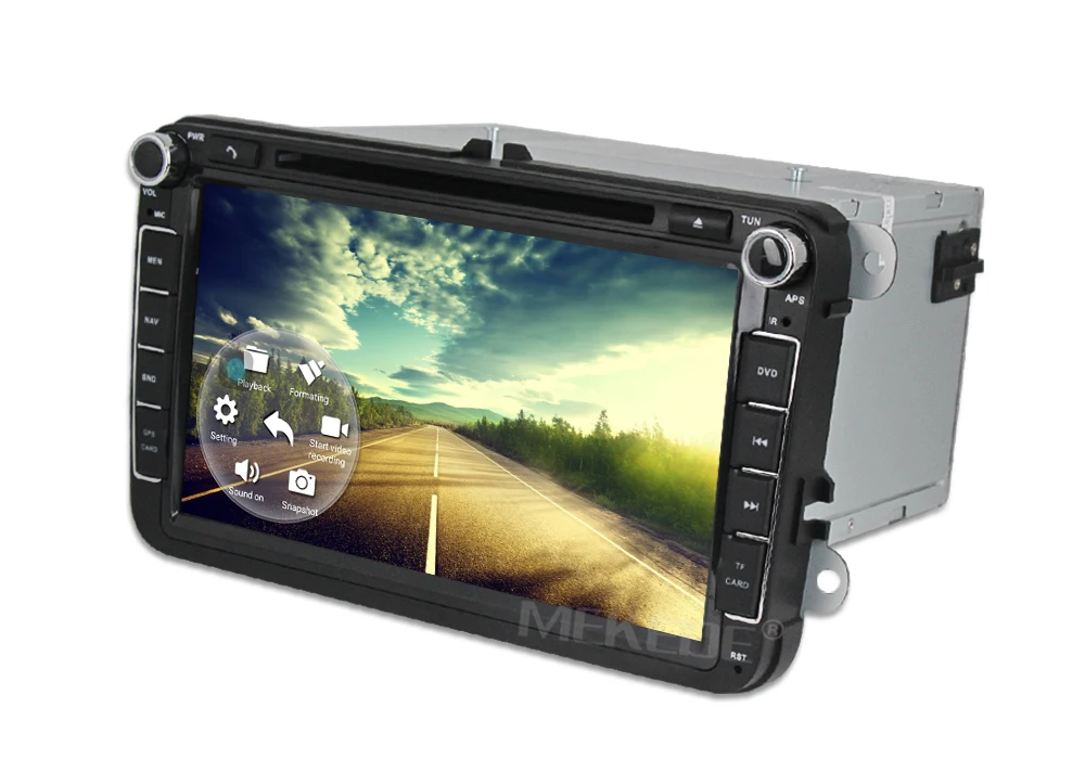 Cheap Android 7.1.2 RAM 2G 2 DIN Car DVD player For VW Passat POLO GOLF Tiguan CC Skoda Fabia Rapid Yet Seat Leon GPS Radio screen+map 23