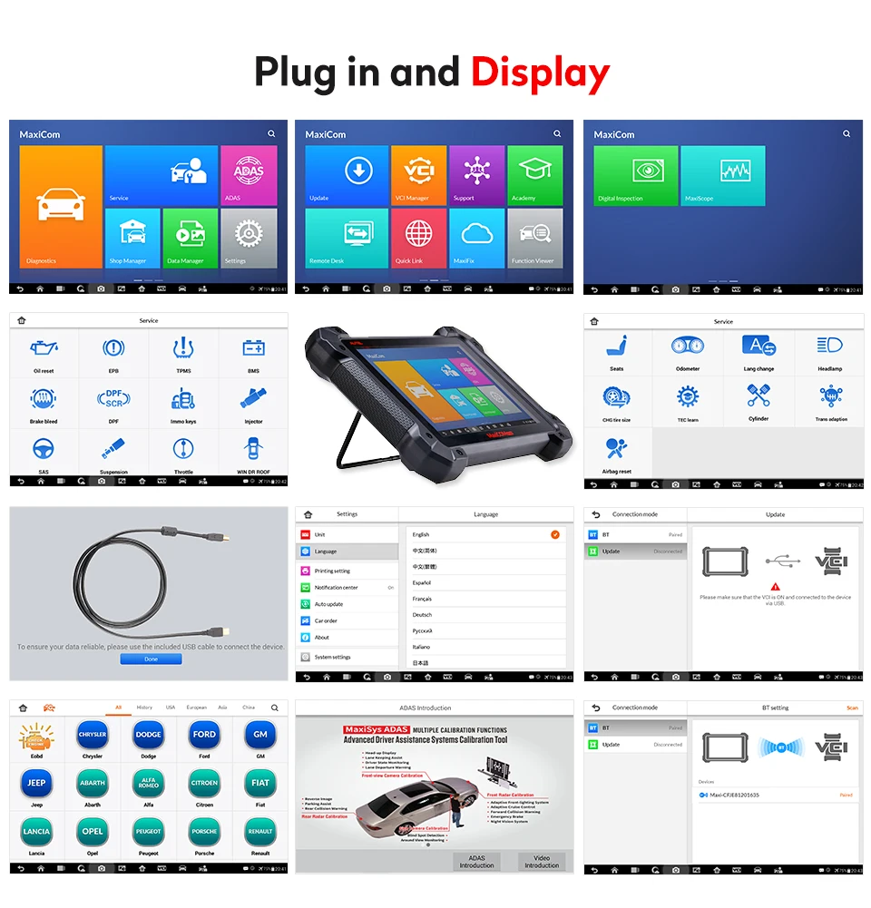 Autel MaxiCOM MK908 OBD2 Car Diagnostic Tool 12