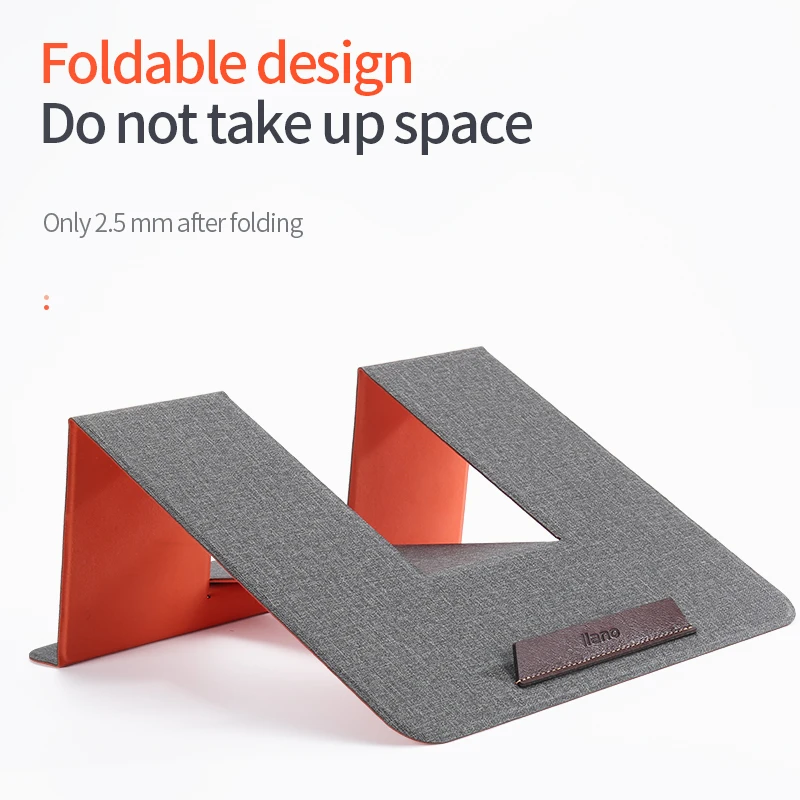 

Leather Portable Laptop Stand Support Notebook Ultra Thin Base Notebook for 10-17 inch Holder laptop Stand for Macbook Thinkpad