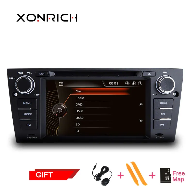 

1 Din Car Radio DVD Player Automotive GPS Navigation For BMW E90/E91/E92/E93 3 Series 2005-2012 Head unit 3G BT RDS CAM