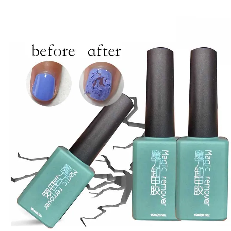

15ML Gel Nail Polish Remover 2-3 Mins Gel Cleanser Healthy Fast Cleansing Nail Art Primer Base Top Coat Lacquer Magic Remover