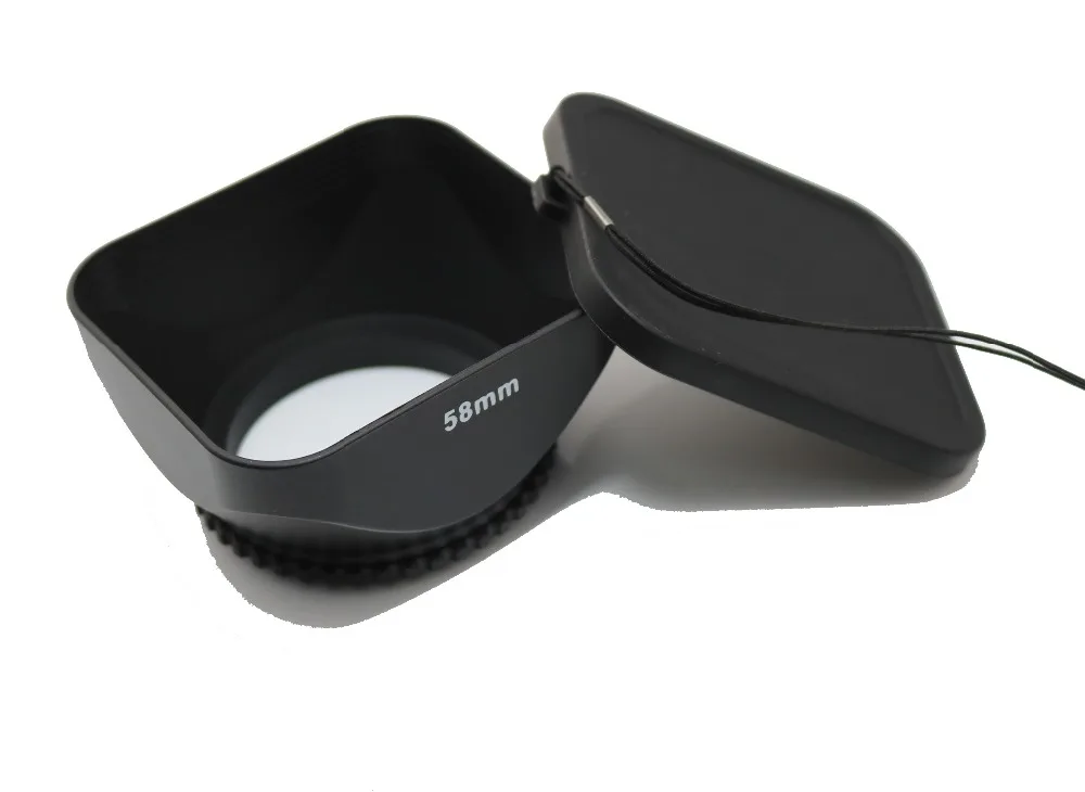 

Hot Sell Screw Mount 52mm 58mm DV Camera Lens Hood with Cap for Canon Sony Nikon Digital Video