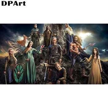 

Diamond Painting Full Square/Round Drill Viking Legends 5D Daimond Embroidery Painting Cross Stitch Kit Painting Rhinestone Y148