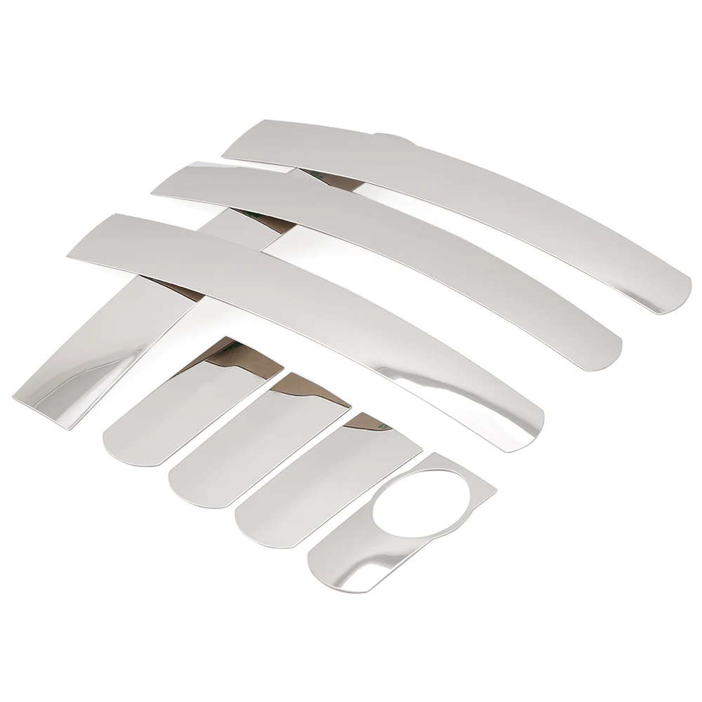 Автомобильный стиль дверная ручка из нержавеющей стали защитные крышки для