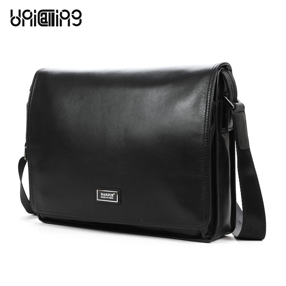 

UniCalling fashion cover men leather messenger bag casual men's leather satchel bag fashion crossbody bag for men
