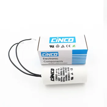 

CBB60 Motor Run Capacitor 2UF 400V 450V wire SH DB Polypropylene Film Ac 450VAC Water Pump electrical engine 2mfd 2mf