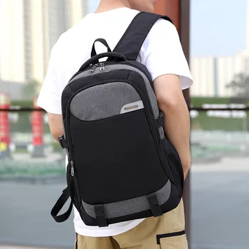 

Backpack Women Large Capacity Fashion Simple School Backpack Girl Men's Large Capacity Flexo Shoulders Laptop Bag Student K605