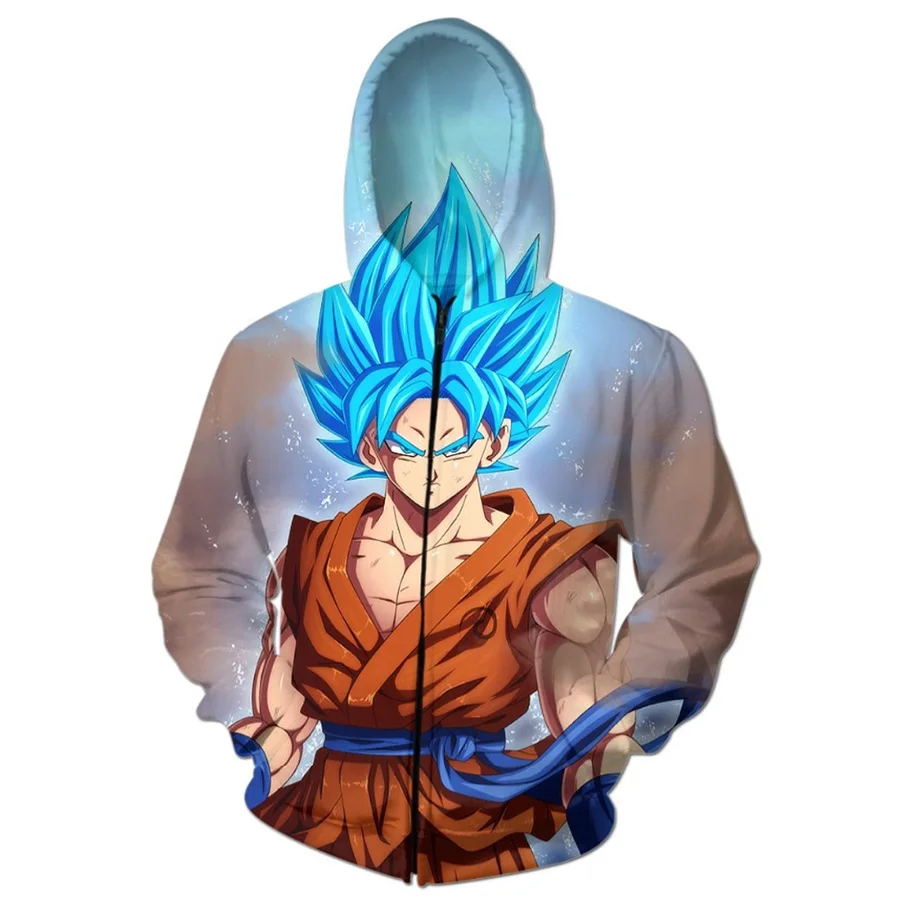 blusa de frio do dragon ball super