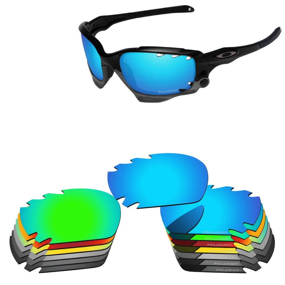 Lenti Etch Di Ricambio Polarizzate In Policarbonato Bsymbo Per Occhiali Da Sole Ventilati Oakley Jawbone-Opzioni Multiple
