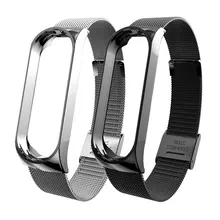 Браслет для Xiaomi mi Band 3 mi band 3 ремешок без винтов для Xiaomi mi Band 3 металлический ремешок из нержавеющей стали mi Band 3 наручный ремень