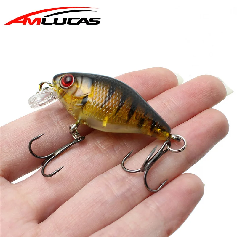 Amlucas طعوم صيد سمك البلمة 45 مللي متر 4.4g Crankbait الطعم الثابت توبواتر الاصطناعي Wobblers باس الكارب الصيد اكسسوارات WE304 Amlucas طعوم صيد سمك البلمة 45 مللي متر 4.4g Crankbait الطعم الثابت توبواتر الاصطناعي Wobblers باس الكارب الصيد اكسسوارات WE304