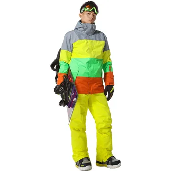 

New Style Men Ski Suit Super Warm Clothing Skiing Snowboard Jacket+Pants Suit Set Windproof Waterproof Winter Outdoor Sport Wear