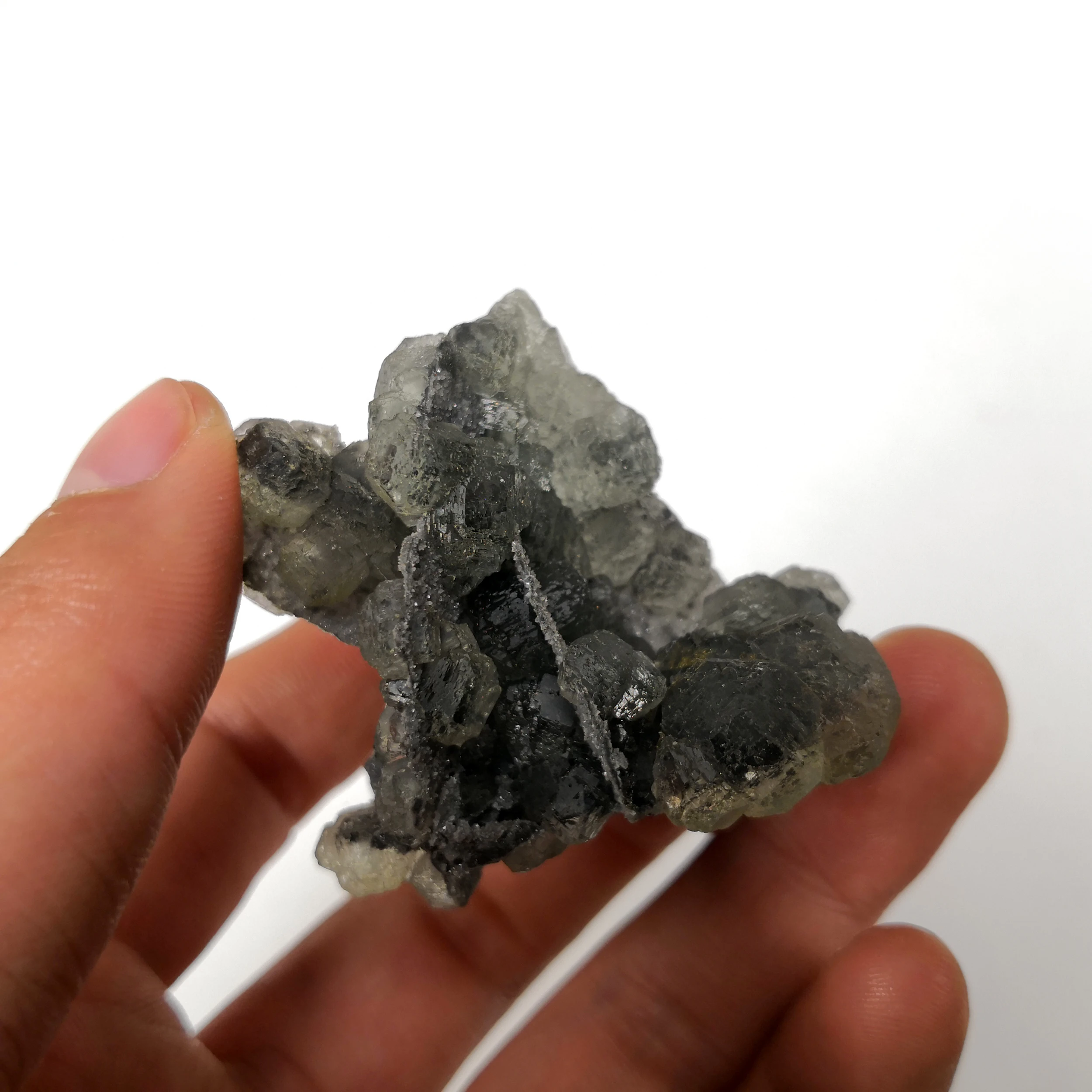 

55g New Arrivals High Quality Green fluorite Crystal Specimens NATURAL Stones and Minerals Rock C1-42