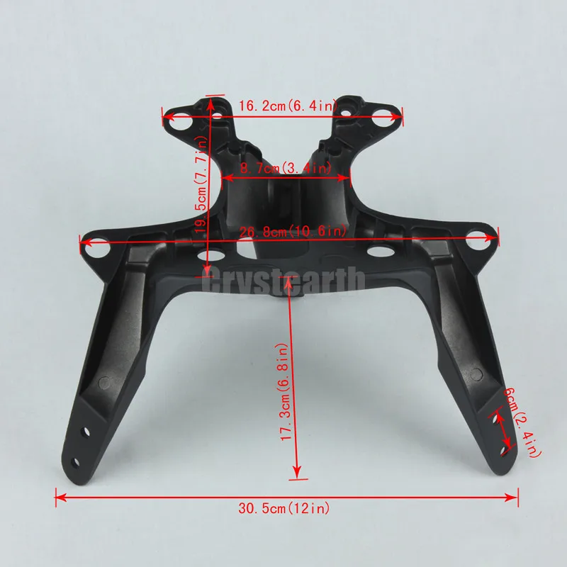 Headlight Front Upper Fairing Stay Bracket For Yamaha YZF R6 1999-2002 2000 2001 Headlight Front Upper Fairing Stay Bracket For Yamaha YZF R6 1999-2002 2000 2001