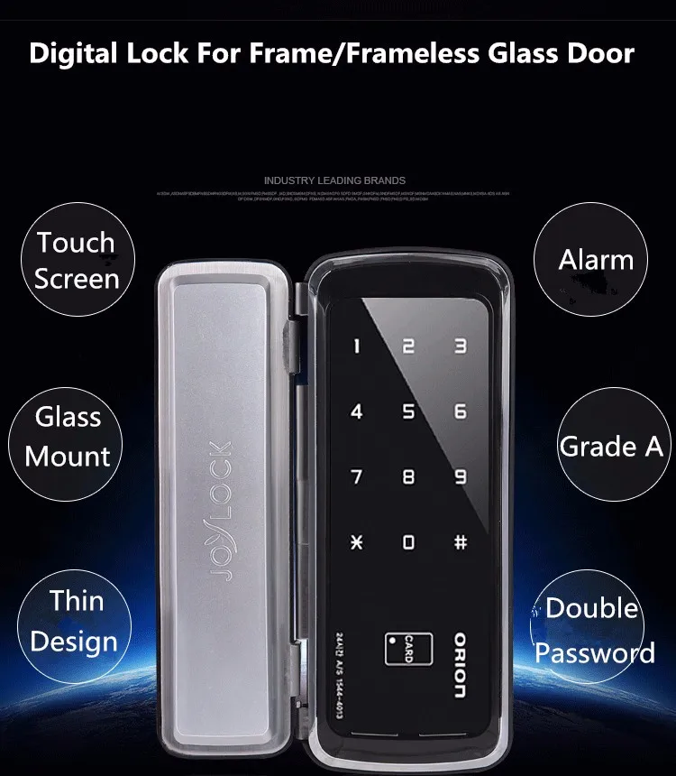 Digital Lock Ciecoo  Glass door lock