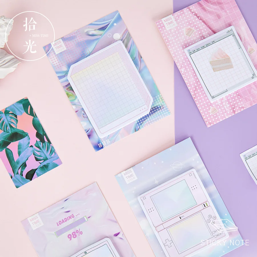 

Creative Computer N Times Memo Pad Sticky Notes Cute Post Bookmark Stationery Label Stickers School Supplies Notepad escolar