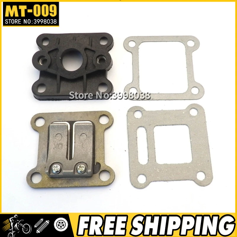 Reed Valve Gaskets for 47cc 49cc Mini Moto Dirt Pocket Bike ATV Quad Minimoto Go Kart Scooter Inlet Intake Manifold