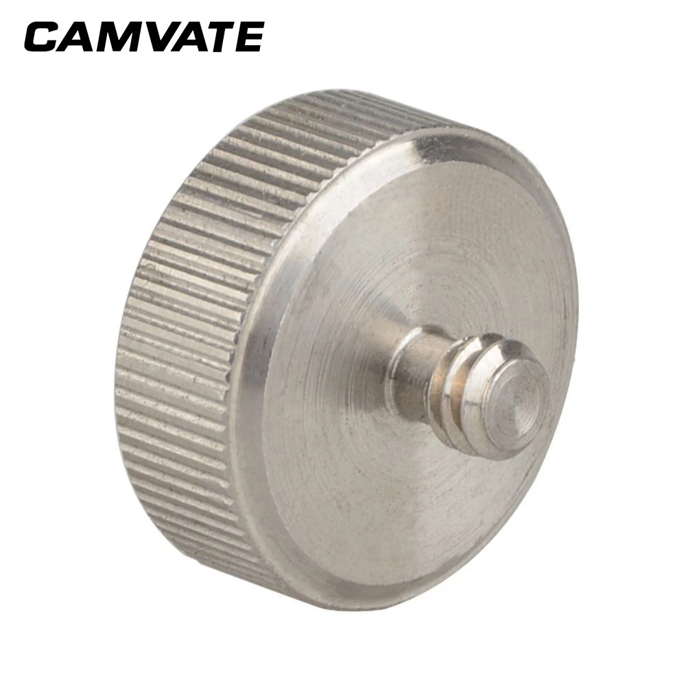 

CAMVATE Metal Adapter For Cameras With Screw 1/4" To Tripod With Screw 3/8" C0927