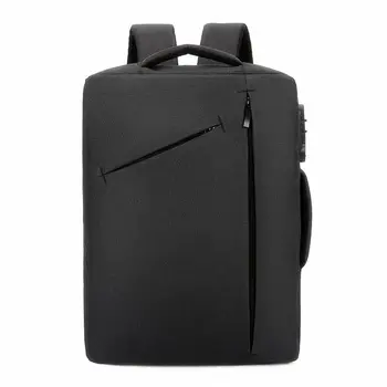 

2019 Fashion man laptop backpack charging computer backpacks casual style bags large male business travel bag backpack
