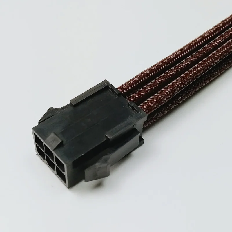 PCI-E_6Pin_Brown_sleeve_Extension_cable_4