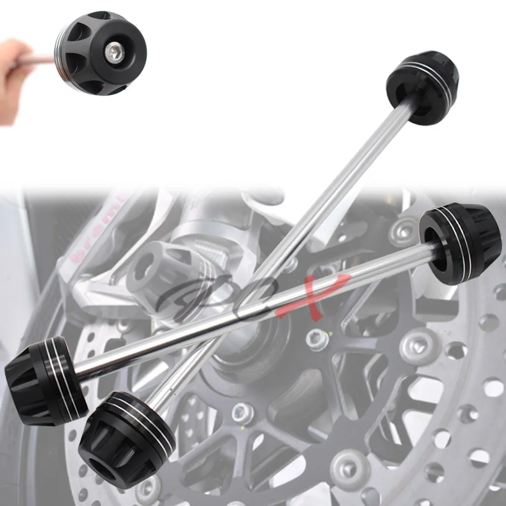 

For SUZUKI GSX-R 1000 GSXR 1000 GSXR1000 2007-2015 Motorcycle Aluminum Front & Rear Axle Fork Crash Sliders Wheel Protector