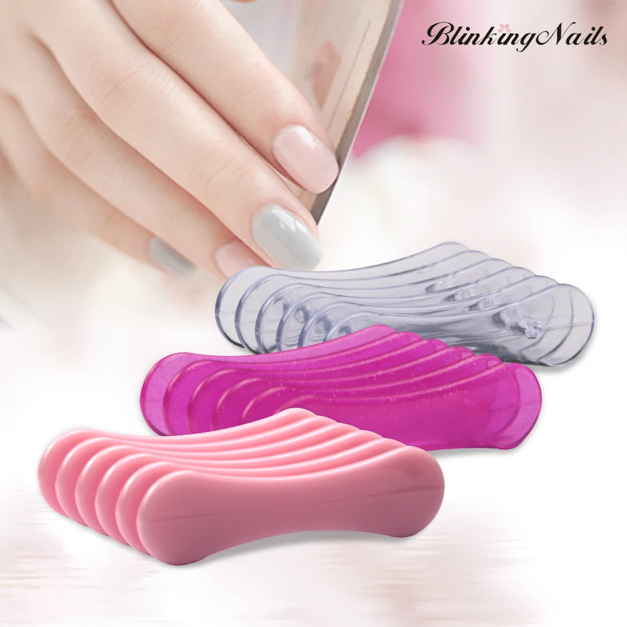 BlinkingNails Multicolor Acrylic Nail Standing Brush Holder Manicure