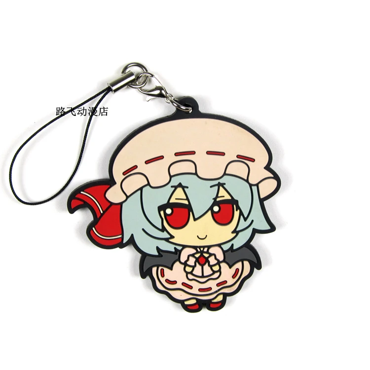 Проект TouHou Komeiji Satori Komeiji Koishi Юкари Якумо Izayoi Sakuya фигурка аниме модель резиновый брелок Подвеска 6 см