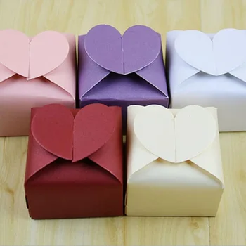 

candy box bag chocolate paper gift package for Birthday Wedding Party favor Decoration supplies DIY baby shower cute heart Wh