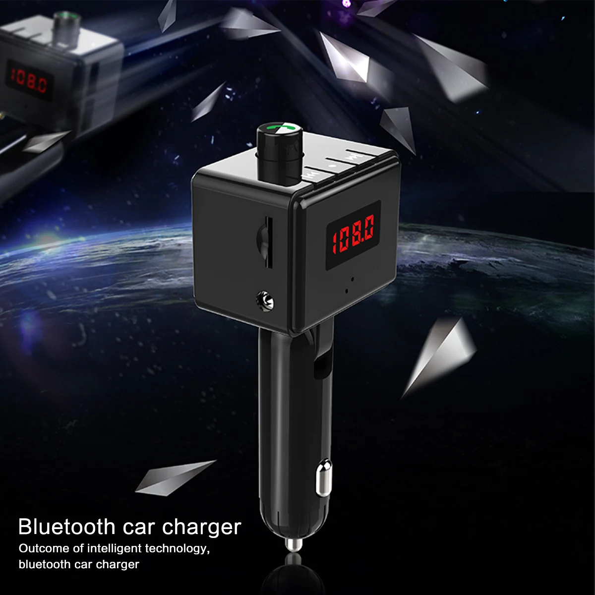 B36 беспроводной автомобильный комплект Bluetooth Aux интерфейс MP3 плеер вращающийся ual