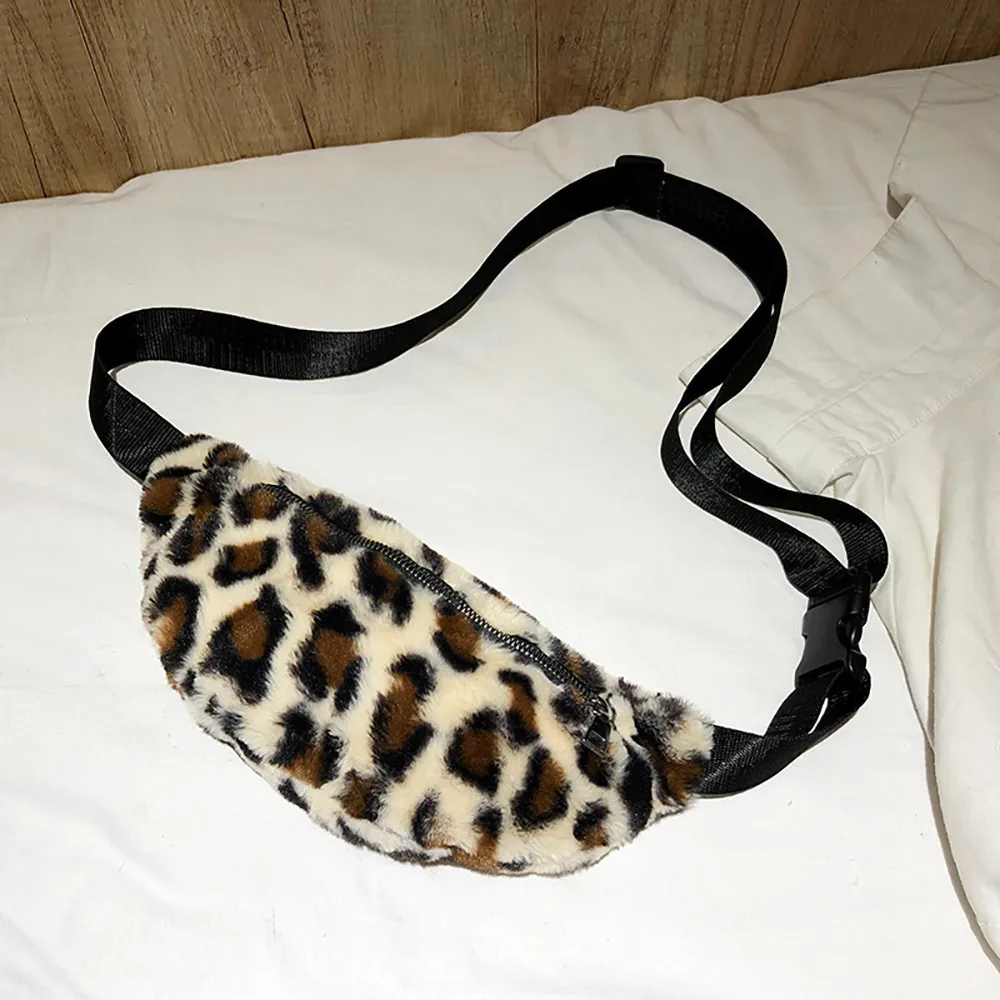 Поясная сумка, женская сумка на пояс с леопардовым принтом, модная женская сумка-мессенджер на плечо, нагрудная сумка