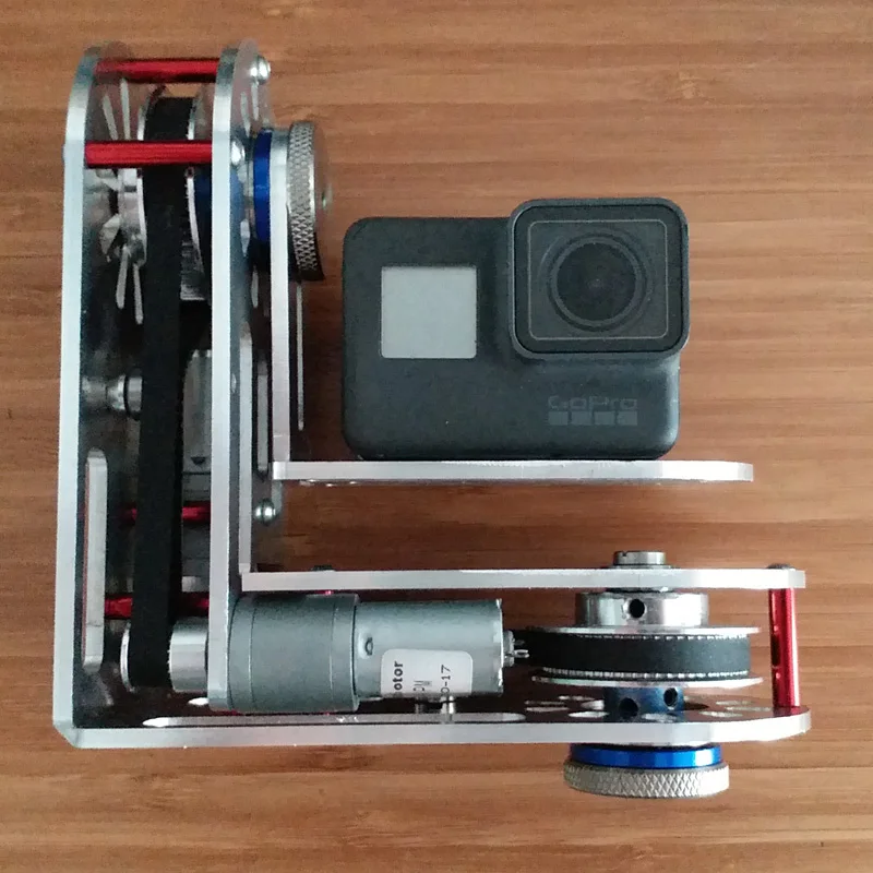 

Pini small motorized pan tilt head for OSMO ACTION, gopro 6,7,action camera X3000 or BMD loading max 1kg